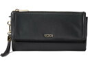 voyage (取寄) トゥミ レディース ボヤジュール トラベル ウォレット Tumi women Tumi Voyageur Travel Wallet Black/Gold