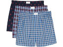 (取寄) トミーヒルフィガー メンズ コットン クラシックス ウーブン ボクサー 3-パック Tommy Hilfiger men Tommy Hilfiger Cotton Classics Woven Boxer 3-Pack Paris Blue