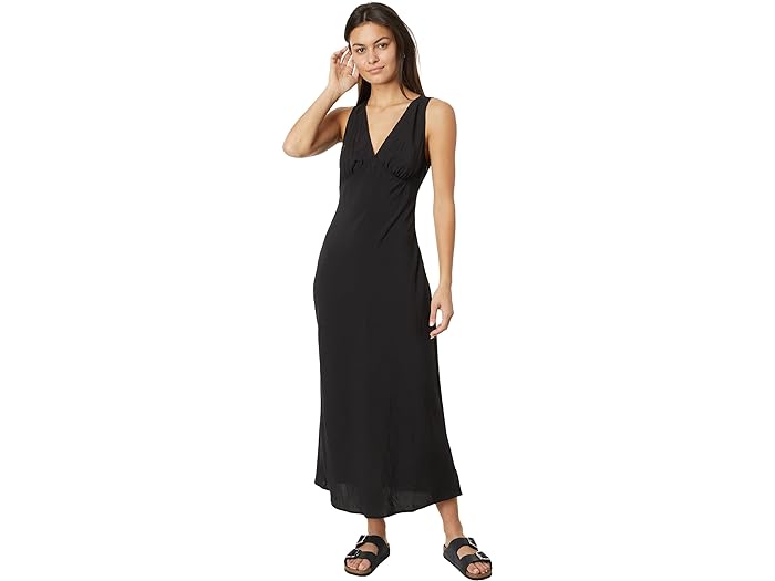 () ChEF fB[X U AAi ~fB hX Madewell women Madewell The Ariana Midi Dress True Black