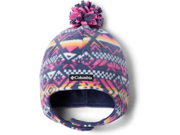 (取寄) コロンビア キッズ キッズ フロスティ トレイル リ イヤーフラップ ビーニー (ビッグ キッズ) Columbia Kids kids Columbia Kids Frosty Trail II Earflap Beanie (Big Kids) Sunset Peach Checkered Peaks