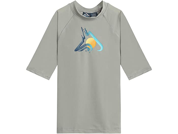 (取寄) カヌ サーフ ボーイズ ヘイワイヤー Upf 50+ サン プロテクティブ ラッシュガード スイム シャツ (リトル キッズ/ビッグ キッズ) Kanu Surf boys Haywire UPF 50+ Sun Protective Rashguard Swim Shirt (Little Kids/Big Kids) Infinite Grey