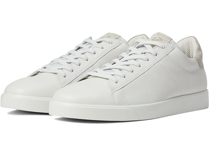 ()   ȥ꡼ 饤 ȥ ˡ ECCO men ECCO Street Lite Retro Sneaker White/Gravel Cow Leather/Calf Suede