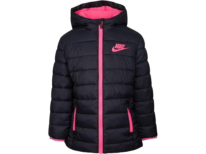 取寄 ナイキ キッズ ガールズ スタジアム パーカー ジャケット リトル キッズ Nike Kids girls Nike Kids Stadium Parka Jacket Little Kids Black