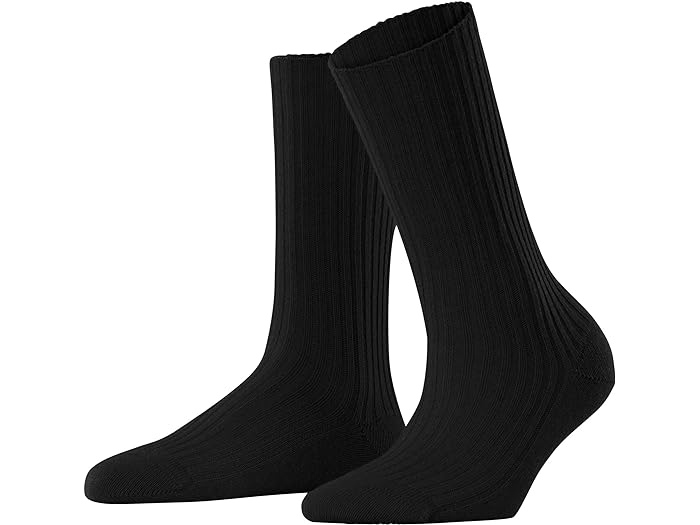 () t@P fB[X R[W[ E[ u[g \bNX Falke women Falke Cosy Wool Boot Socks Black