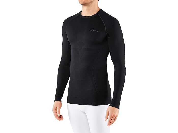 () ե륱  ޥޥ  롼 ͥå Falke men Falke Maximum Warm Crew Neck Black