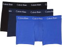 (取寄) カルバンクライン アンダーウェア メンズ コットン ストレッチ ロー ライズ トランクス 3-パック Calvin Klein Underwear men Cotton Stretch Low Rise Trunks 3-Pack Black 1