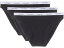 (取寄) カルバンクライン アンダーウェア レディース モダン ロゴ ビキニ 3-パック Calvin Klein Underwear women Calvin Klein Underwear Modern Logo Bikini 3-Pack Black/Black/Black