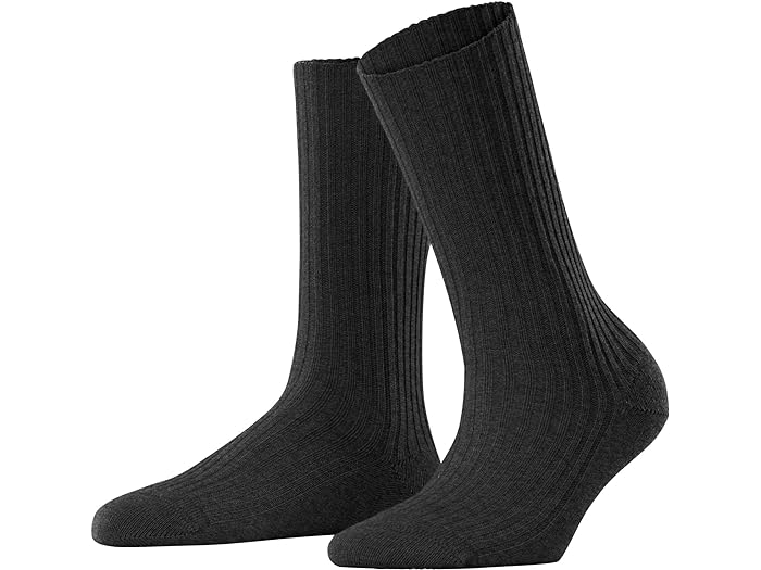 () t@P fB[X R[W[ E[ u[g \bNX Falke women Falke Cosy Wool Boot Socks Anthracite Melange