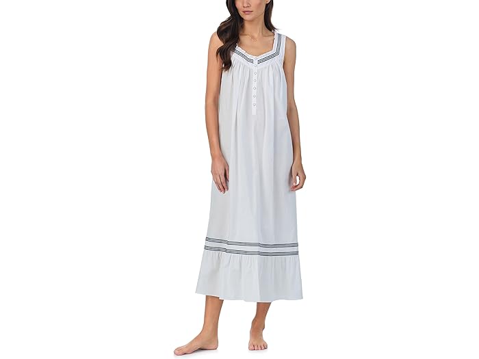 (取寄) アイリーン ウエスト レディース バレエ スリーブレス ナイトガウン Eileen West women Eileen West Ballet Sleeveless Nightgown White/Ribbon