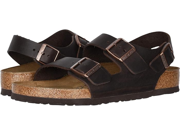 楽天ジェットラグ楽天市場店（取寄） ビルケンシュトック ミラノ - オイルド レザー （ユニセックス） Birkenstock Birkenstock Milano - Oiled Leather （Unisex） Habana Oiled Leather