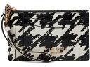 () PCgXy[h fB[X K yC^[ nEhgD[X G{X TtB[m U[ RC J[h P[X Xbg Kate Spade New York women Kate Spade New York Morgan Painterly Houndstooth Embossed Saffiano Leather Coin Card Case Black