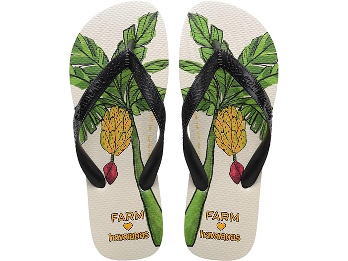 (取寄) ハワイアナス レディース ファーム バナナ ツリー フリップ フロップ Havaianas women Havaianas Farm Banana Tree Flip-Flop Black