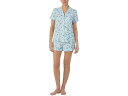 () PCgXy[h fB[X {NT[ V[g X[u Pj Zbg Kate Spade New York women Kate Spade New York Boxer Short Sleeve PJ Set Blue Ditsy