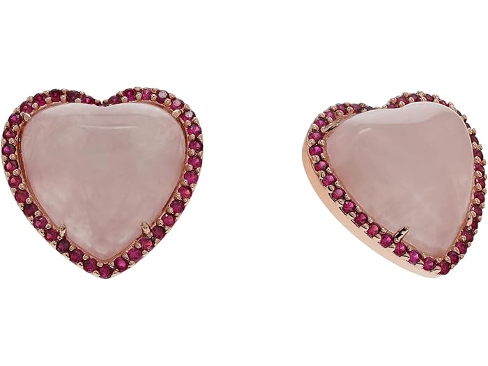 (取寄) ケイトスペード レディース ハート オブ ハーツ スタッズ イヤリングス Kate Spade New York women Kate Spade New York Heart Of Hearts Studs Earrings Pink Multi