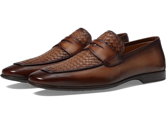 (取寄) マグナーニ メンズ ラミロ V ウーブン Magnanni men Magnanni Ramiro V Woven Brown