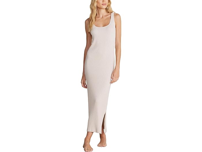 () xAtbgh[X fB[X R[W[VbN Eg Ct uh XNGA lbN hX Barefoot Dreams women Barefoot Dreams CozyChic Ultra Lite Ribbed Square Neck Dress Bisque