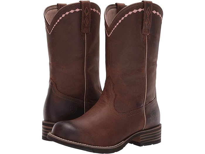 (取寄) アリアット レディース アンブライドルド ローパー Ariat women Ariat Unbridled Roper Distressed Brown