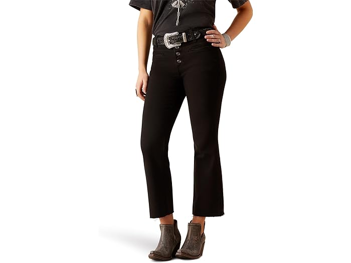 () AAbg fB[X nCCY WY~ LbN tA C ubN Ariat women Ariat High-Rise Jazmine Kick Flare in Black Black