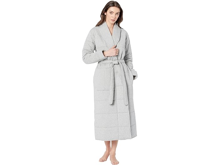 楽天ジェットラグ楽天市場店（取寄） スキン レディース シェラ コットン デューベイ ローブ Skin women Skin Sierra Cotton Duvet Robe Heather Grey 1