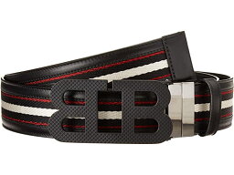 (取寄) バリー ミラー B 40 M.TSP/70 ベルト Bally Mirror B 40 M.TSP/70 Belt Black/Bone/Black/Red