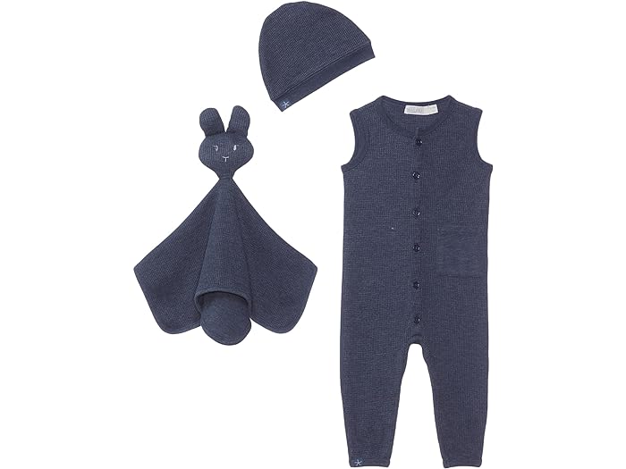 () ٥եåȥɥ꡼ॹ å å å ޥ 쥯 ٥ӡ åե 󥸡 å (ե) Barefoot Dreams Kids kids Barefoot Dreams Kids CozyChic Malibu Collection Baby Waffle Onesie Set (Infant) Indigo