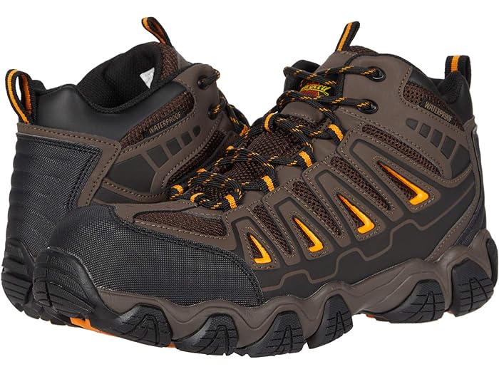 (取寄) ソログッド メンズ クロステレックス ミッド ウォータープルーフ コンプ トゥ Thorogood men Crosstrex Mid Waterproof Comp Toe Brown/Orange