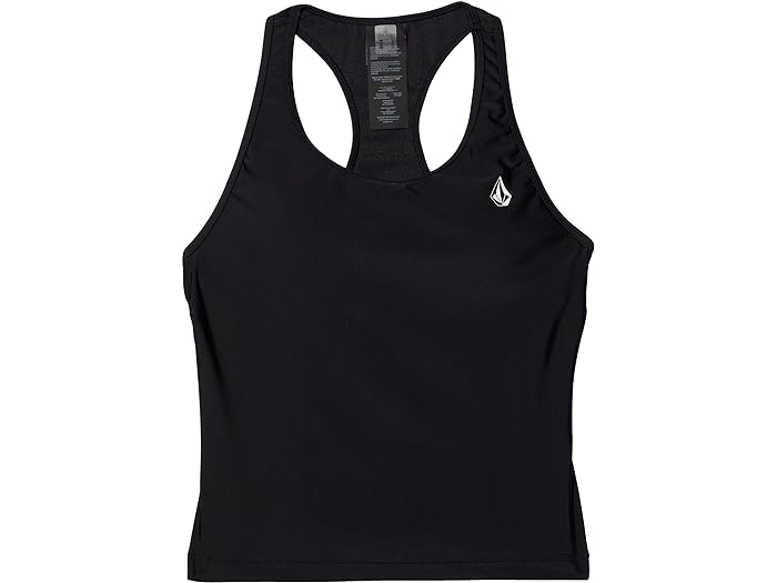 () {RLbY K[Y Vv[ RA ^Lj (gh[/g LbY/rbO LbY) Volcom Kids girls Volcom Kids Simply Core Tankini (Toddler/Little Kids/Big Kids) Black