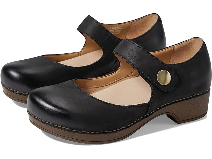 () 󥹥 ǥ ٥ȥꥹ Dansko women Beatrice Black Burnished Nubuck