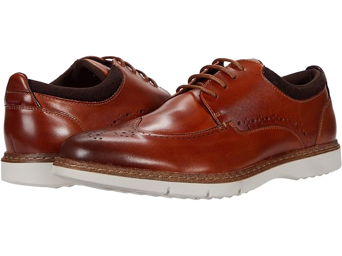 (取寄) ステイシー アダムス メンズ シナジー ウイング ティップ オックスフォード Stacy Adams men Synergy Wing Tip Oxford Cognac