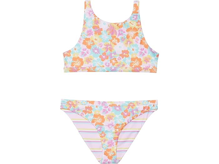 () LV[ LbY K[Y { t Nbv gbv Zbg XCX[c (rbO Lbh) Roxy Kids girls Roxy Kids Revo Floraya Crop Top Set Swimsuit (Big Kid) Autumn Sunset Floraya