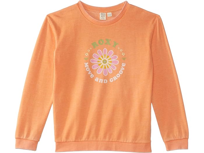 (取寄) ロキシー キッズ ガールズ ミュージック アンド ミー クルー スウェットシャツ (リトル キッズ/ビッグ キッズ) Roxy Kids girls Roxy Kids Music and Me Crew Sweatshirt (Little Kids/Big Kids) Tangerine