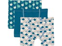 楽天ジェットラグ楽天市場店（取寄） キッキー パンツ キッズ ボーイズ プリント ボクサー ブリーフ セット 3-パック （ビッグ キッズ） Kickee Pants Kids boys Kickee Pants Kids Print Boxer Briefs Set 3-Pack （Big Kids） Seaport Johnny Appleseed/Seaport/Latte Scales