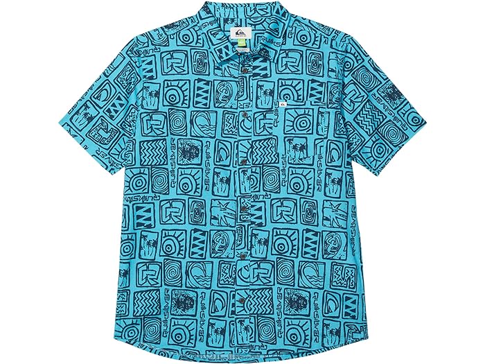 () å С å ܡ ߡ 硼 ꡼ (ӥå å) Quiksilver Kids boys Quiksilver Kids Grommy Short Sleeve (Big Kids) River Blue