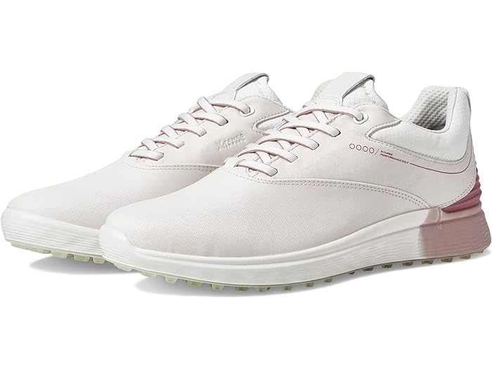 (取寄) エコー ゴルフ レディース S-スリー ゴア-テックス ウォータープルーフ ECCO Golf women ECCO Golf S-Three GORE-TEX Waterproof Delicacy/Blush/Delicacy Steer Leather/Steer Leather/Textile その1