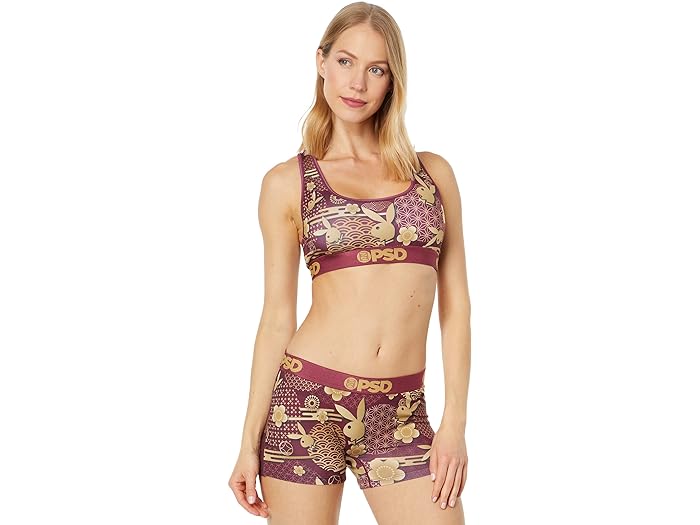 () PSD ǥ ݡ ֥ PSD women PSD Sports Bra Maroon/Pb Yr Of The Rbbt Sports Bra