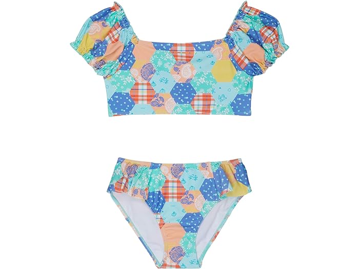 () s[N K[Y pb`[N vg c[s[X XCEFA (gh[/g LbY/rbO LbY) PEEK girls PEEK Patchwork Print Two-Piece Swimwear (Toddler/Little Kids/Big Kids) Print