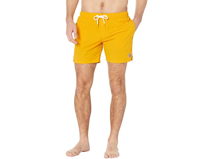 (取寄) セルジュ ブランコ メンズ ソリッド スイム トランクス SERGE BLANCO men Solid Swim Trunks Yellow