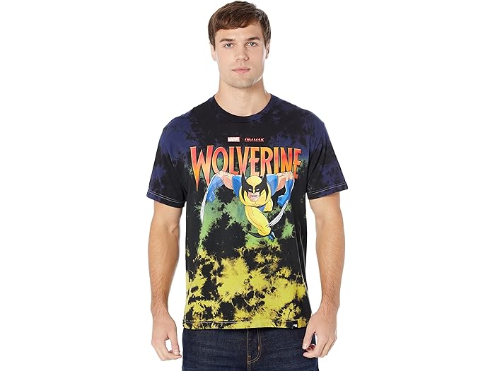 () fB }bN fB }bN X X- -E@ eB[ DIM MAK DIM MAK Dim Mak x X-Men -Wolverine Tee Blue Gradient Tie-Dye