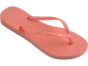 () nCAiX LbY K[Y X T_ (gh[/rbN Lbh) Havaianas Kids girls Havaianas Kids Slim Sandal (Toddler/Big Kid) Peach