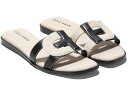 (取寄) コールハーン レディース クリシー サンダル Cole Haan women Cole Haan Chrisee Sandal Black Leather/Canvas