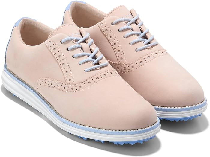 (取寄) コールハーン レディース オリジナルグランド ショートウィング ゴルフ Cole Haan women Cole Haan Originalgrand Shortwing Golf Bleached Tan/Vista Blue/Optic White