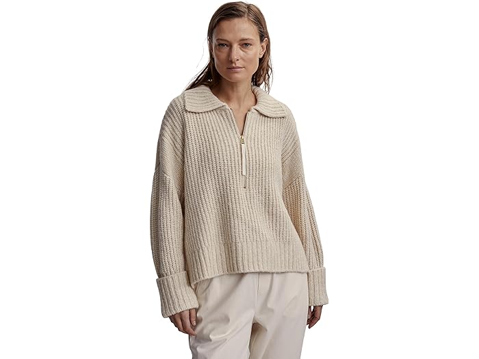 () o[[ fB[X AA 1/2 Wbv jbg Varley women Varley Amelia 1/2 Zip Knit Birch