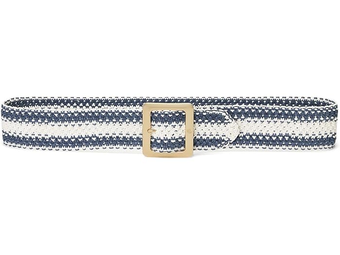 ラルフローレン (取寄) ローレン ラルフローレン レディース ストライプド ウーブン ワイド ベルト LAUREN Ralph Lauren women LAUREN Ralph Lauren Striped Woven Wide Belt Refined Navy/Sft White/Lrn Tan