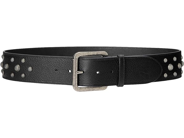 ラルフローレン (取寄) ローレン ラルフローレン レディース スタデッド レザー ワイド ベルト LAUREN Ralph Lauren women LAUREN Ralph Lauren Studded Leather Wide Belt Black