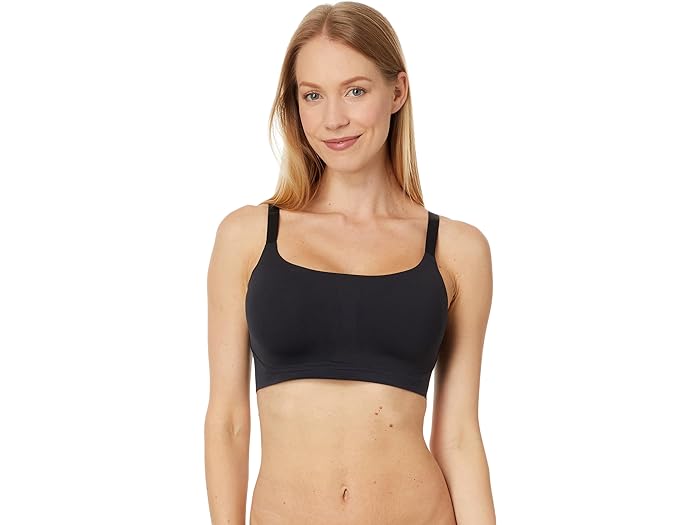 (取寄) トミー ジョン レディース コンフォート スムージング スクープ ブラレット Tommy John women Tommy John Comfort Smoothing Scoop Bralette Black