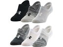 () A_[A[}[ fB[X GbZV Eg E 6-pbN Under Armour women Under Armour Essential Ultra Low 6-Pack Halo Gray/Assorted