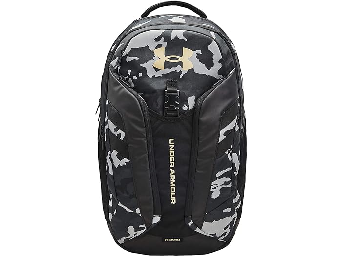 () A_[A[}[ nbX v obNpbN Under Armour Under Armour Hustle Pro Backpack Black/Metallic Gold