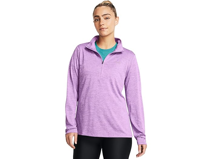 () A_[A[}[ fB[X ebN 1/4 Wbv cCXg Under Armour women Under Armour Tech 1/4 Zip Twist Provence Purple/Purple Ace