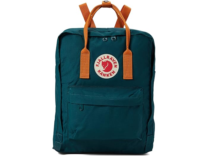 () tF[[x Fjllrven Fjallraven Kanken Arctic Green/Spicy Orange