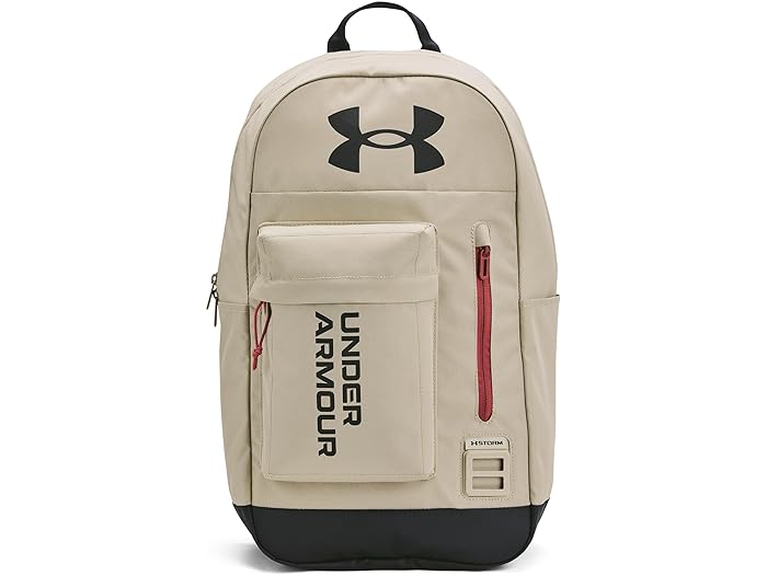 () A_[A[}[ n[t^C obNpbN Under Armour Under Armour Halftime Backpack Khaki Base/Sedona Red/Anthracite